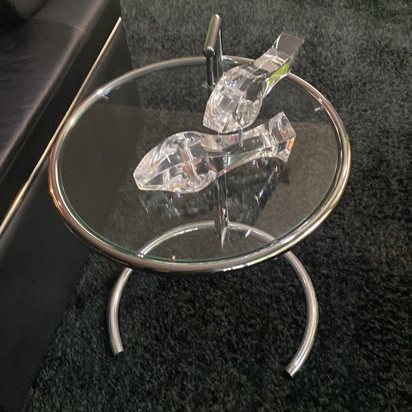 PALM SPRINGS MODERN KINETIC SOLID LUCITE ABSTRACT FISH SCULPTURE